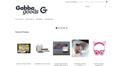 Desktop Screenshot of gabbagoods.com